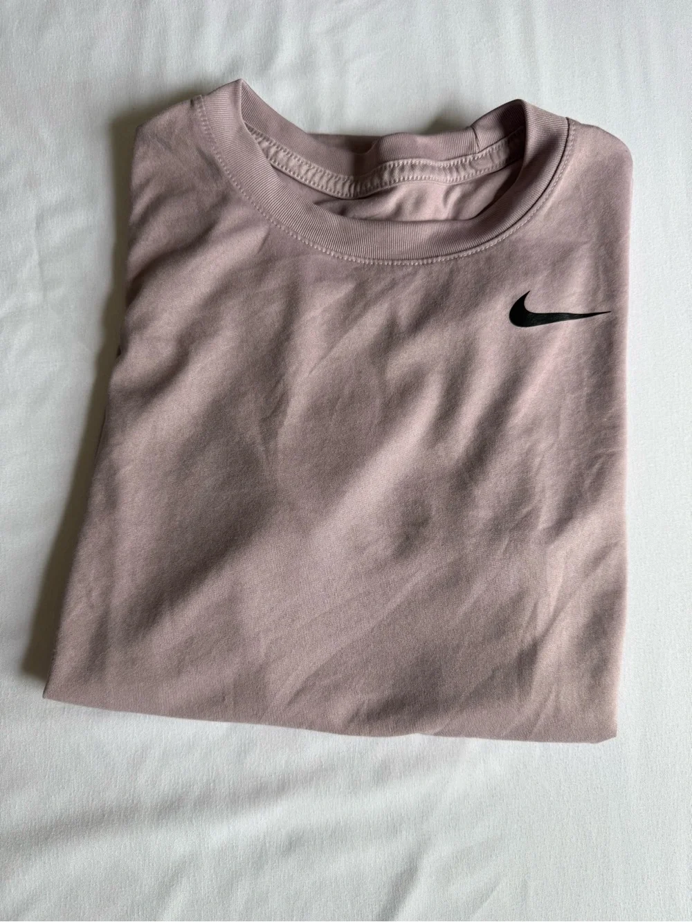 Nike Women's Light Mauve Short Sleeve Dri-FIT Tee
